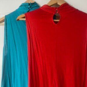 Worthington sleeveless asymmetrical tops